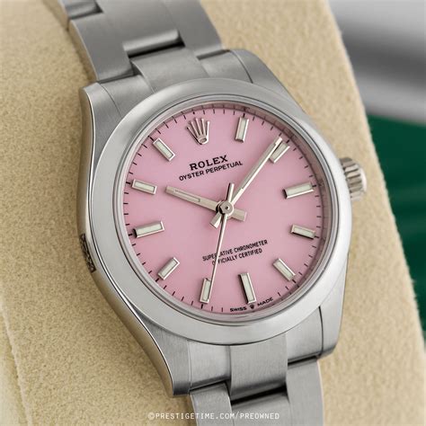 rolex oyster perpetual 31mm pink|Rolex Oyster Perpetual size chart.